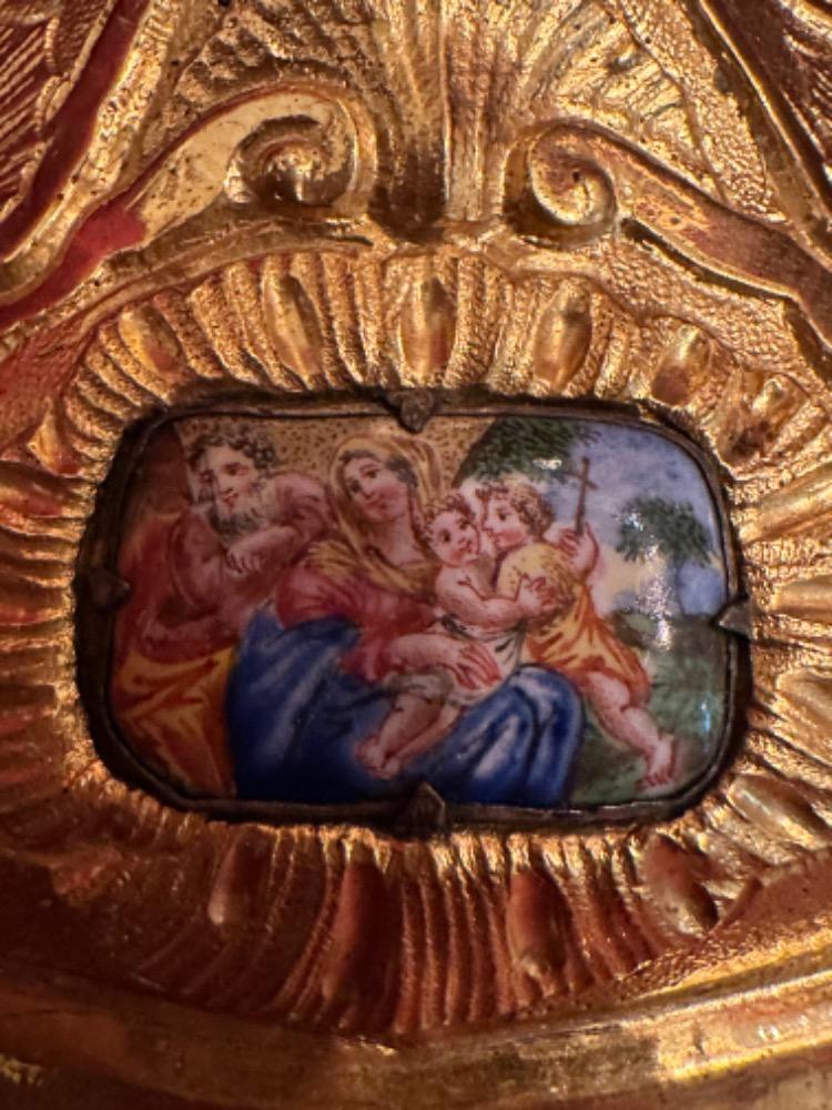 1 Baroque - Style Exceptional Reliquary - Relic Of The True Cross