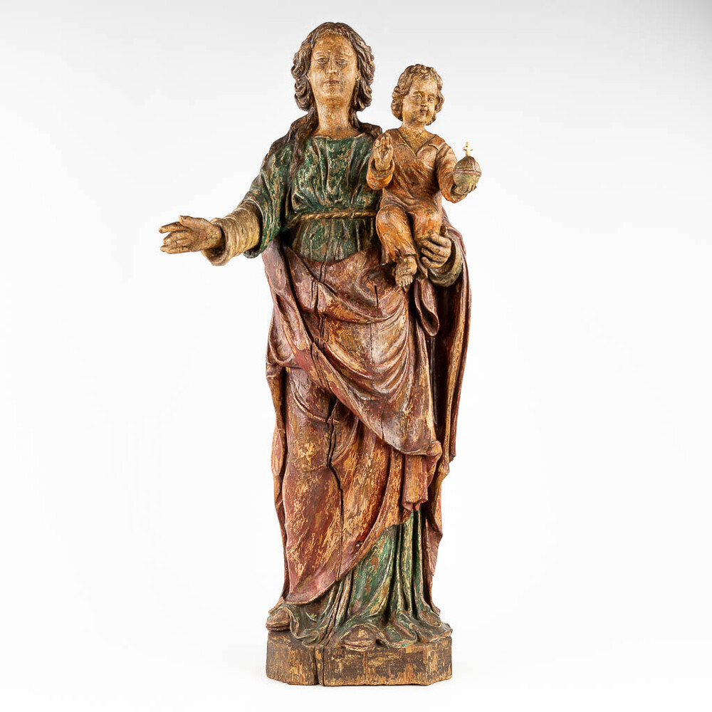 1 Baroque - Style Madonna & Child