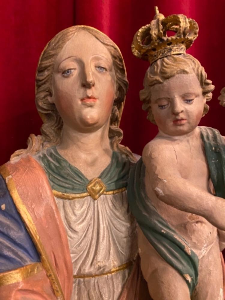 1 BAROQUE-STYLE  Madonna & Child