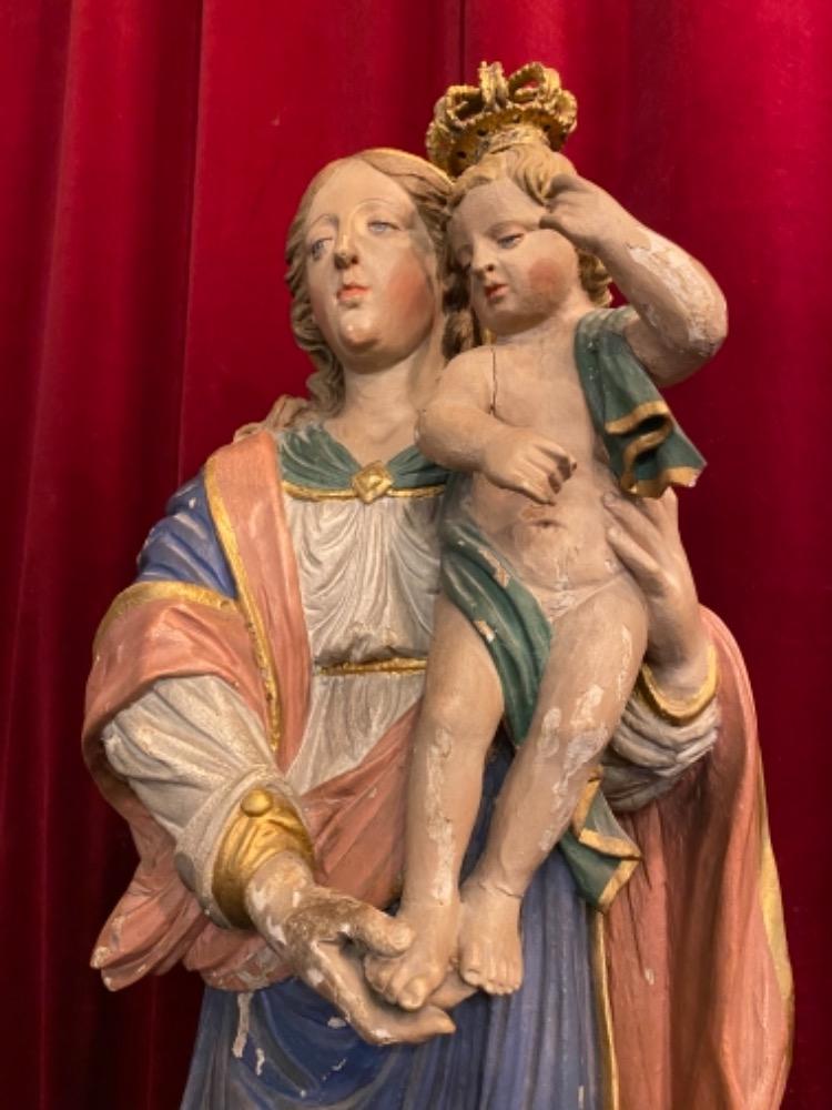 1 BAROQUE-STYLE  Madonna & Child