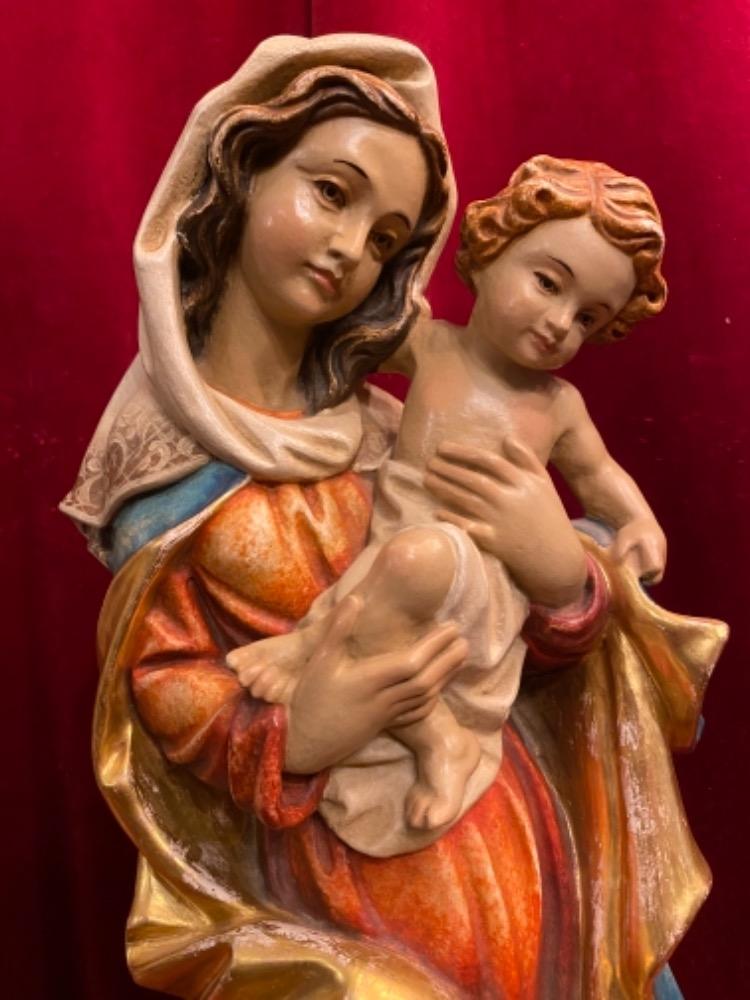 1 BAROQUE-STYLE Madonna & Child