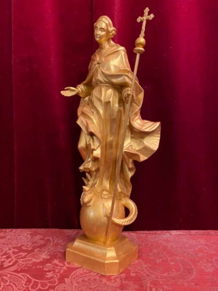 1 BAROQUE-STYLE Madonna Immaculata Sculpture