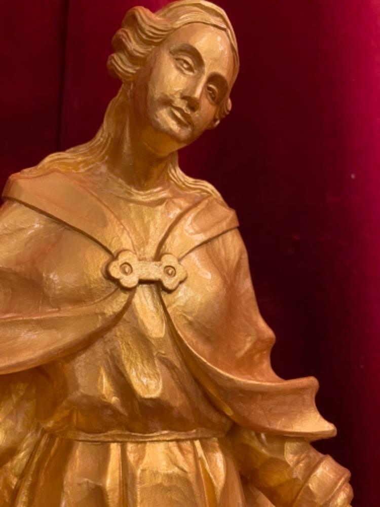 1 BAROQUE-STYLE Madonna Immaculata Sculpture