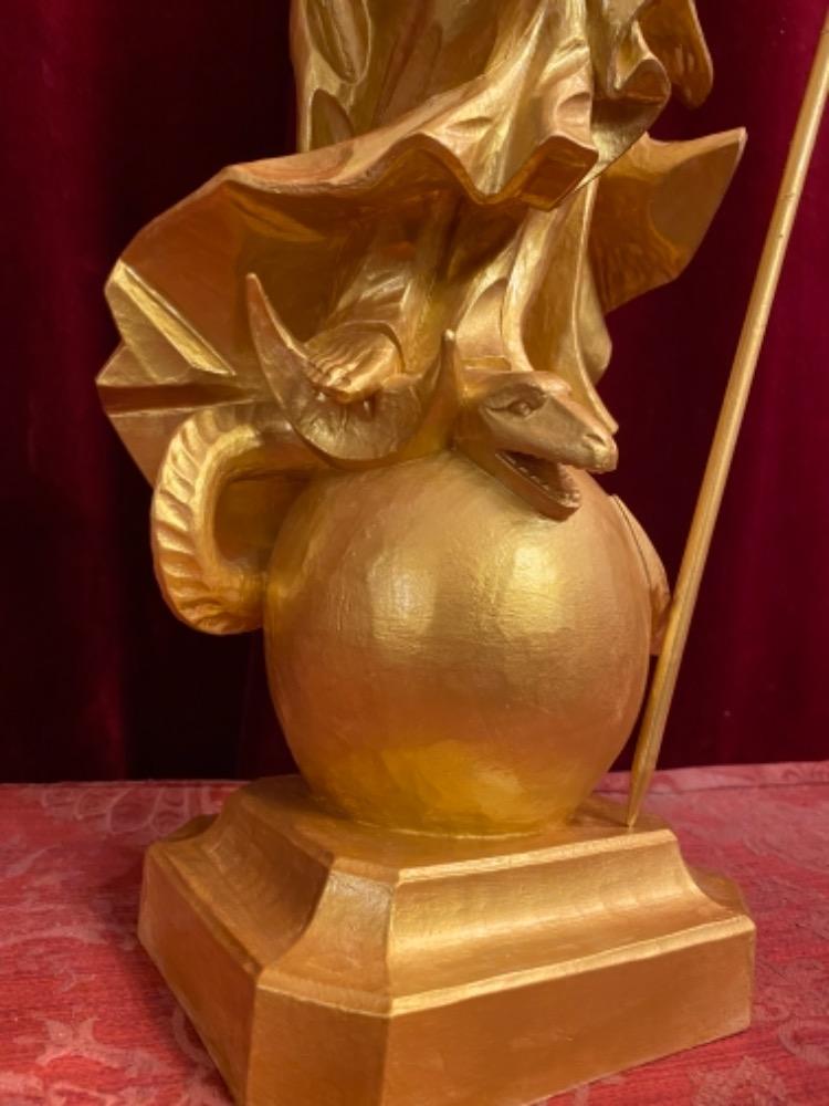 1 BAROQUE-STYLE Madonna Immaculata Sculpture