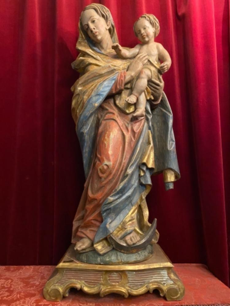 1 BAROQUE-STYLE  Madonna With Child