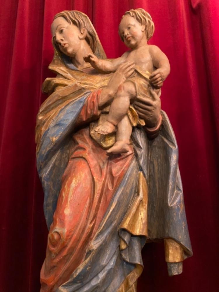 1 BAROQUE-STYLE  Madonna With Child