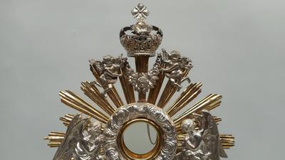 Monstrance style Baroque - Style en Brass / Bronze / Gilt, Belgium 19 th century