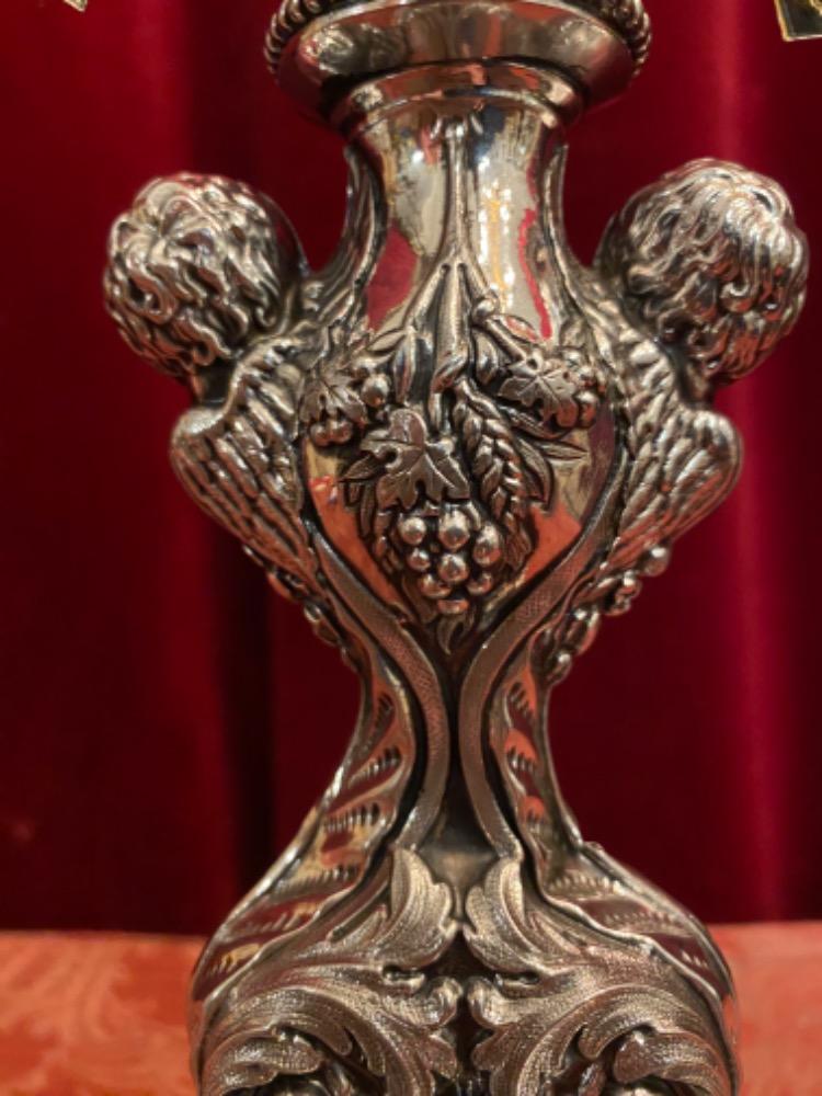 1 Baroque - Style Monstrance H 54 Cm