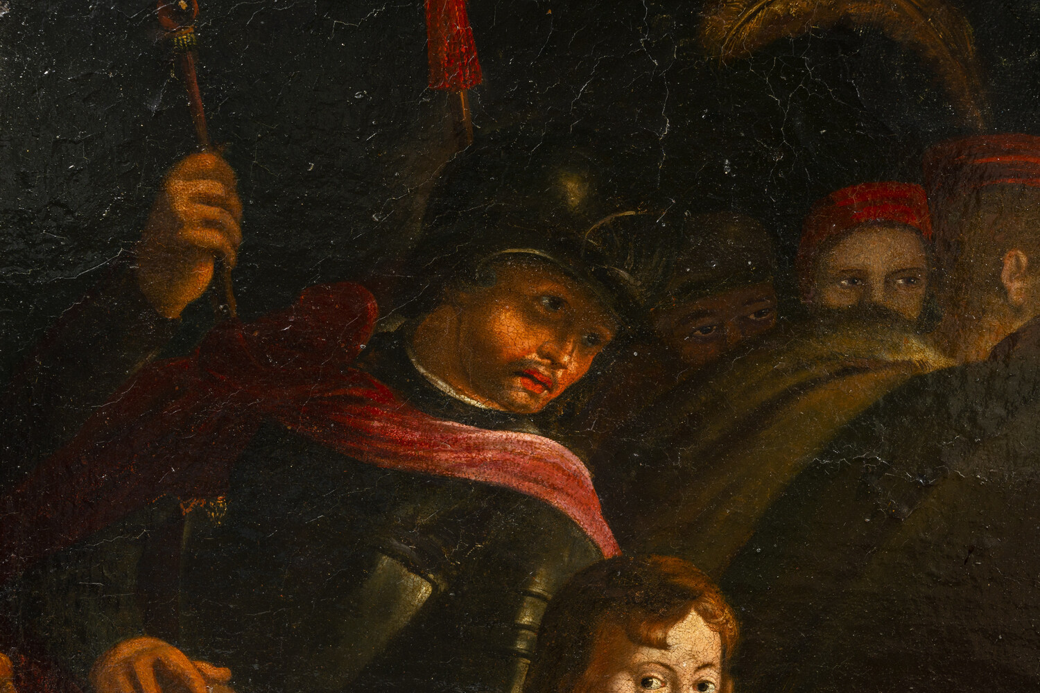 1 Baroque - Style Painting Adoration Of The Three Magi