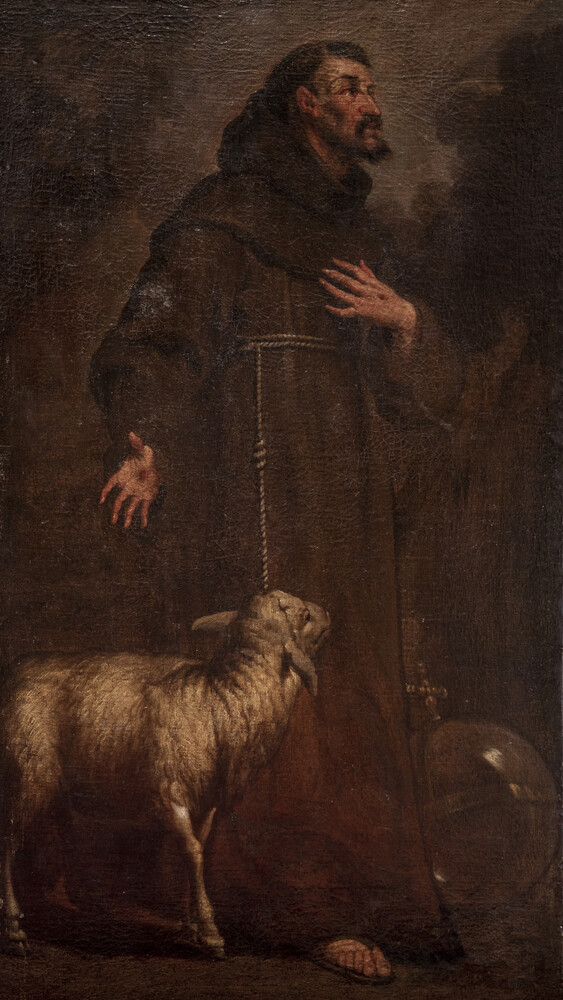 1 Baroque - Style Painting St. Franciscus