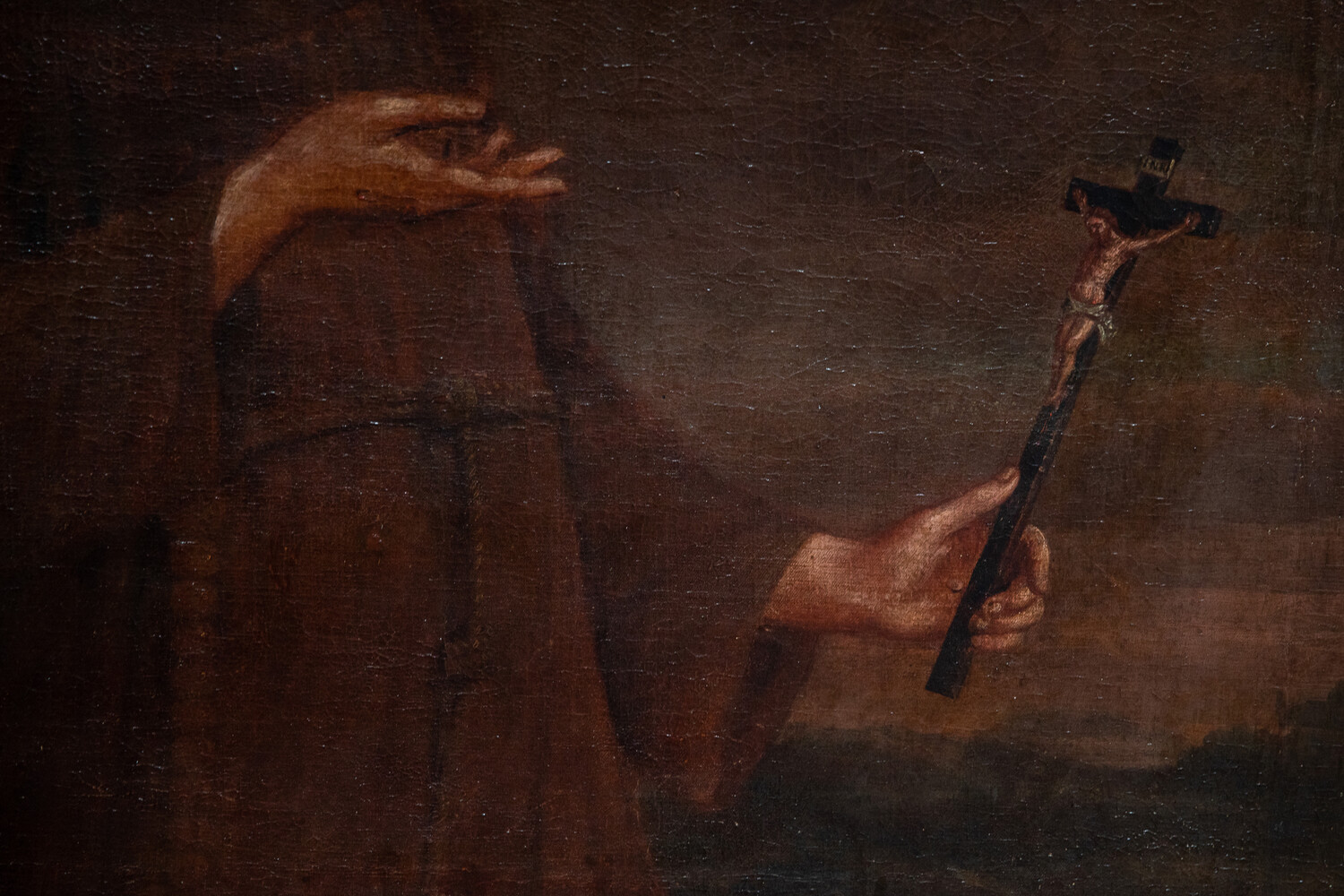 1 Baroque - Style Painting St. Franciscus