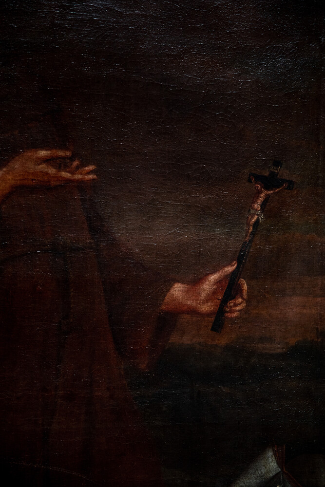 1 Baroque - Style Painting St. Franciscus