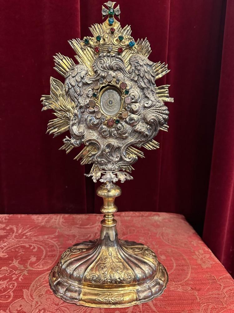 1 Baroque - Style Reliquary - Relic Ex Ossibus St. Helena