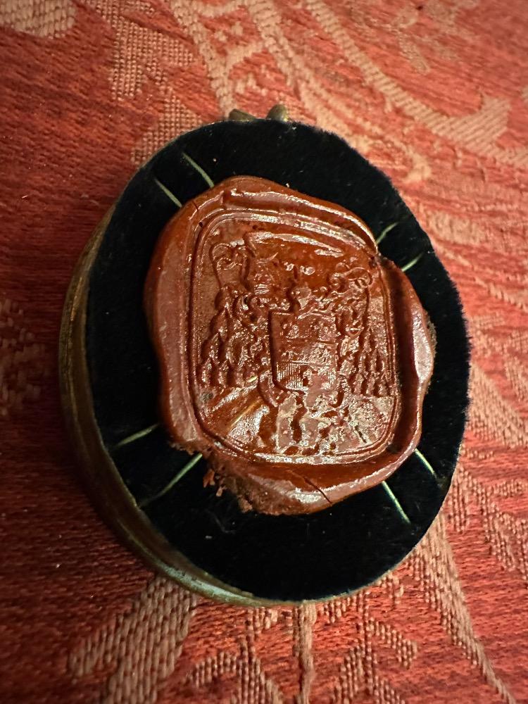 1 Baroque - Style Reliquary - Relic Ex Ossibus St. Helena