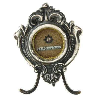 1 Baroque - Style Reliquary - Relic Ex Ossibus St. Thomas Of Aquino