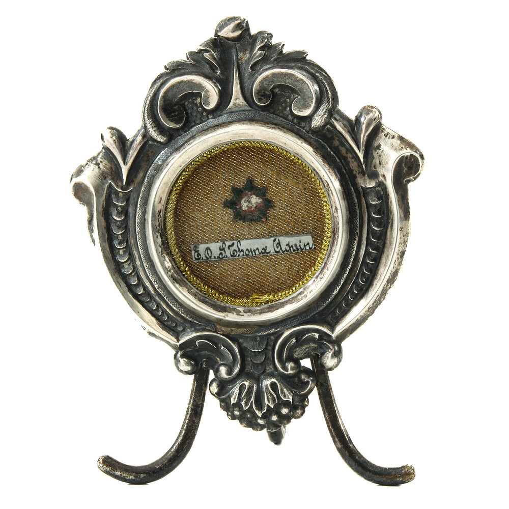 1 Baroque - Style Reliquary - Relic Ex Ossibus St. Thomas Of Aquino