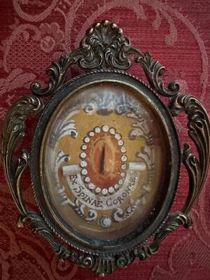 1 Baroque - Style Reliquary - Relic Ex Spinae Coronae Dnjc