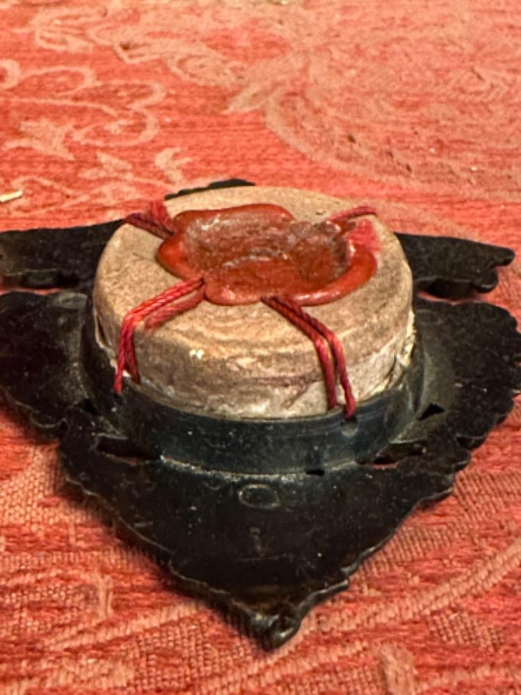 1 Baroque - Style Reliquary - Relic Spineam Coronum D.N.J.C. Ex Crown Of Thorns