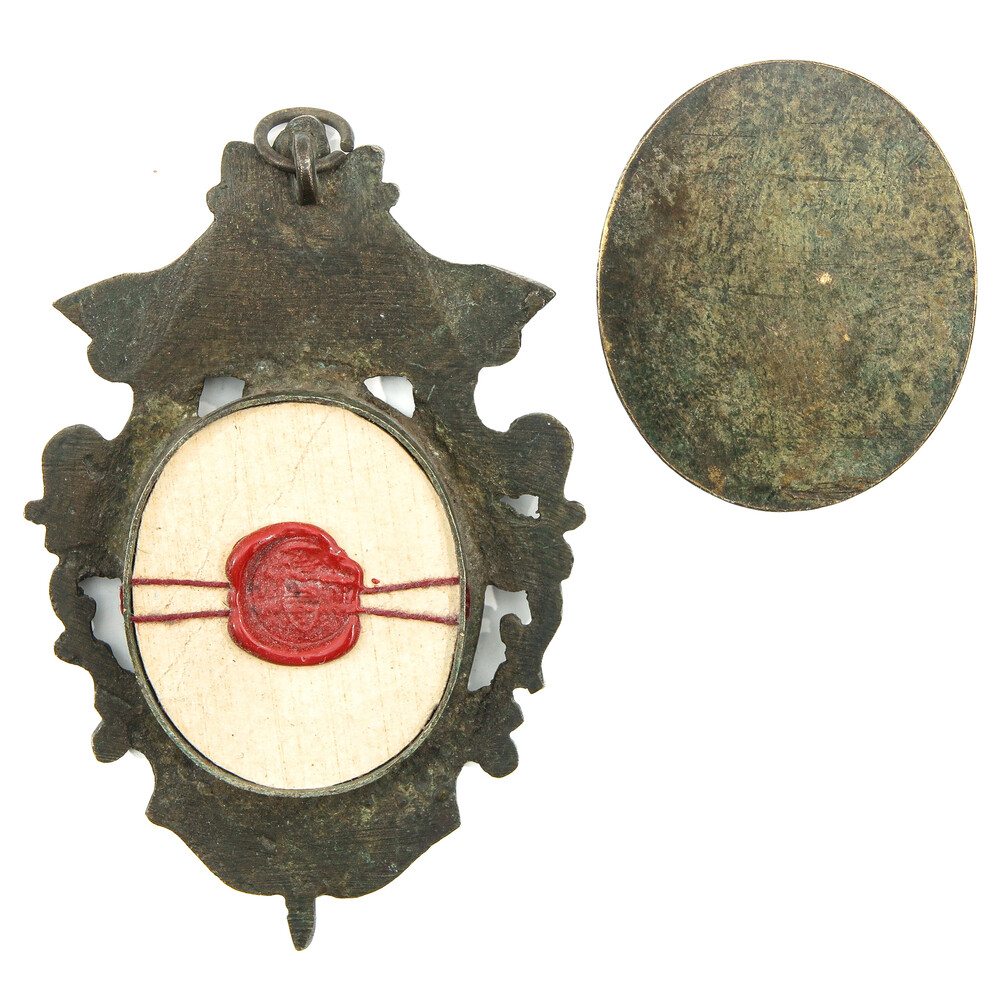 1 Baroque - Style Reliquary - Relic The 3 Magi : Caspar, Melchior, Balthazar