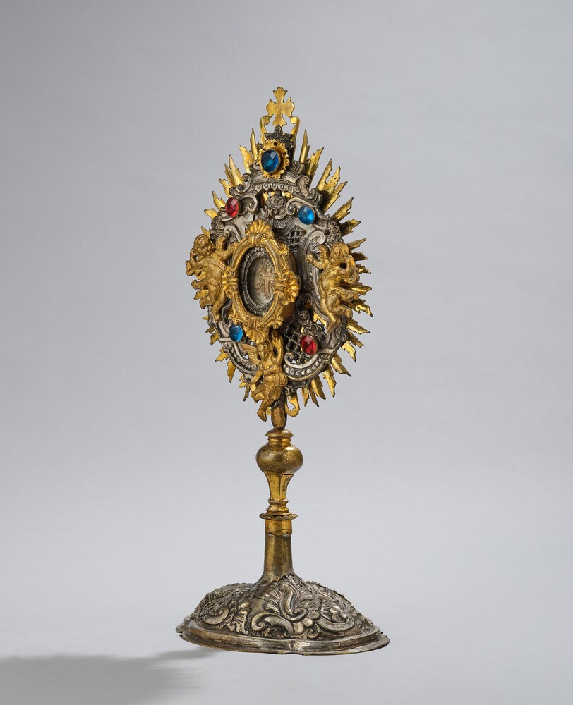 1 Baroque - Style Reliquary - Relic True Cross..