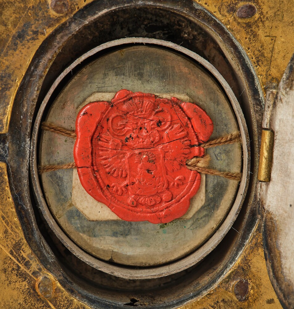 1 Baroque - Style Reliquary - Relic True Cross..