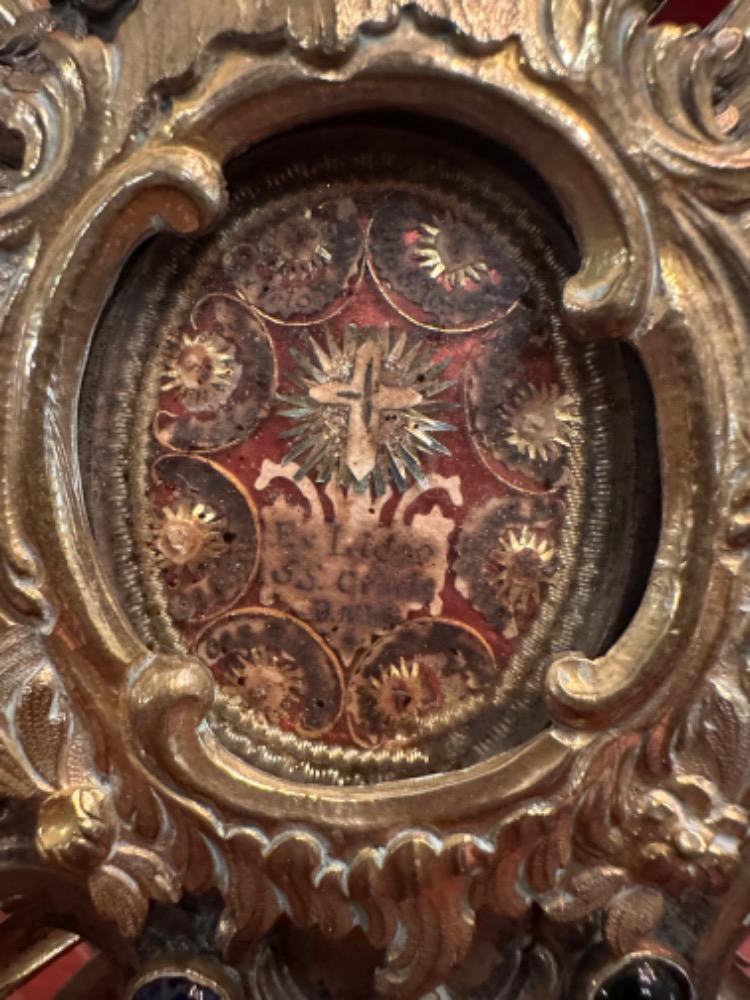 1 Baroque - Style Reliquary - Relic True Cross