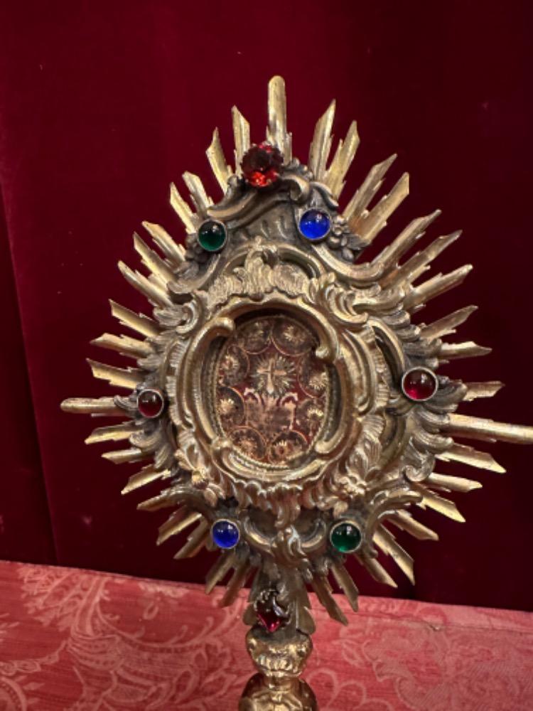 1 Baroque - Style Reliquary - Relic True Cross