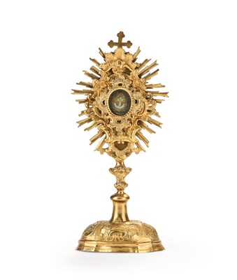 1 Baroque - Style Reliquary - Relic True Cross