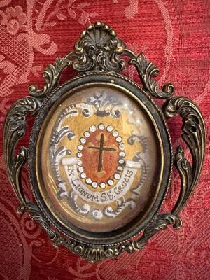 1 Baroque - Style Reliquary - Relic True Cross