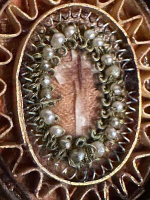 1 Baroque - Style Reliquary - Relic True Cross Expected Wit Document