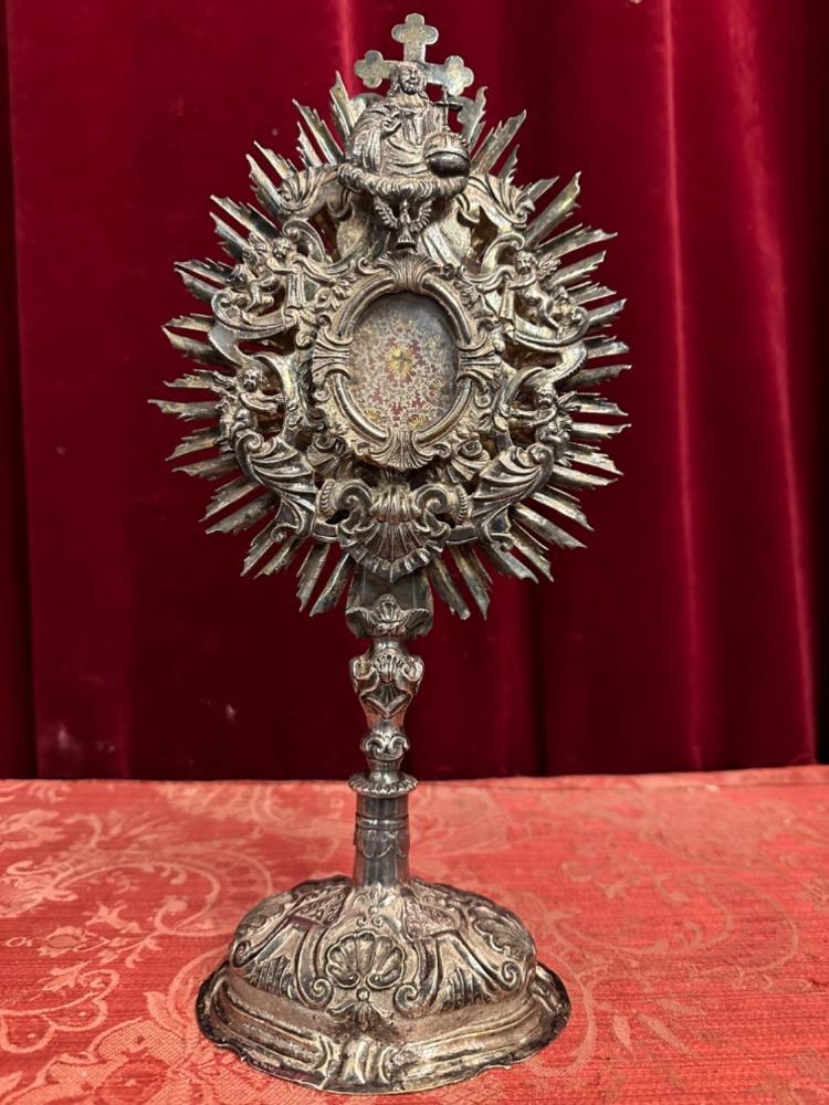 1 Baroque - Style Reliquary - Relic True Cross & More
