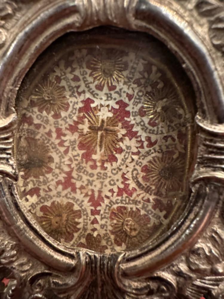 1 Baroque - Style Reliquary - Relic True Cross & More