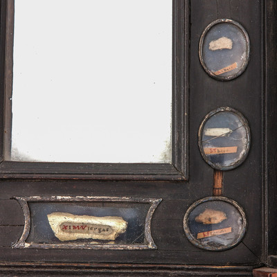 Reliquary - Relics  style Baroque - Style en Wood Rosewood, Belgium  18 th century