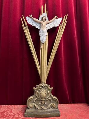 Risen Christ style Baroque - Style en Wood, Belgium  19 th century