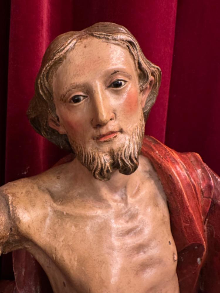 1 Baroque - Style Sculpture St. John Baptist