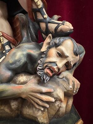 1 Baroque - Style Sculpture St. Michael