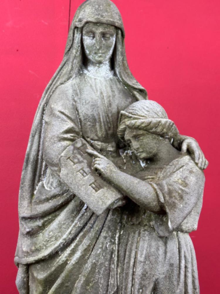 1 Baroque - Style St. Anne Sculpture