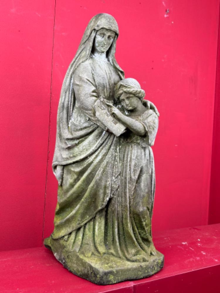 1 Baroque - Style St. Anne Sculpture