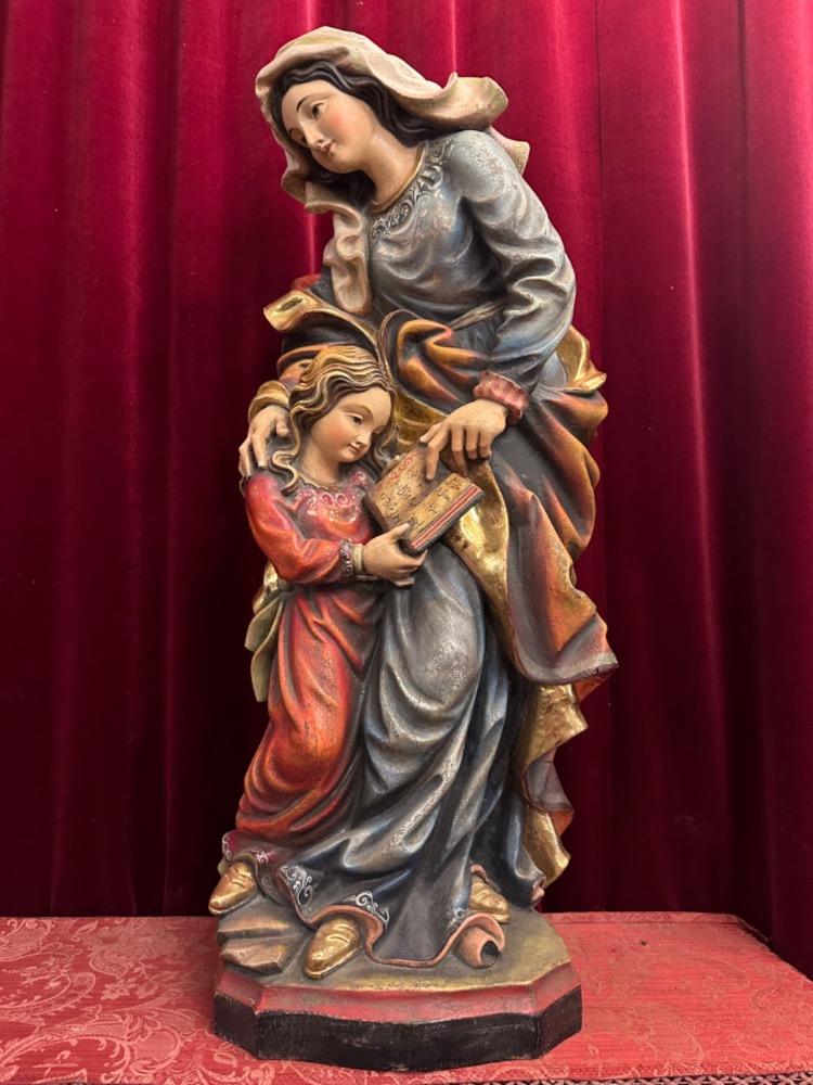 1 Baroque - Style St. Anne Sculpture