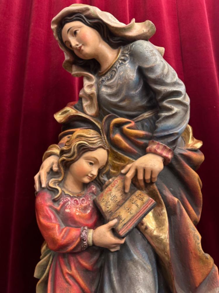1 Baroque - Style St. Anne Sculpture
