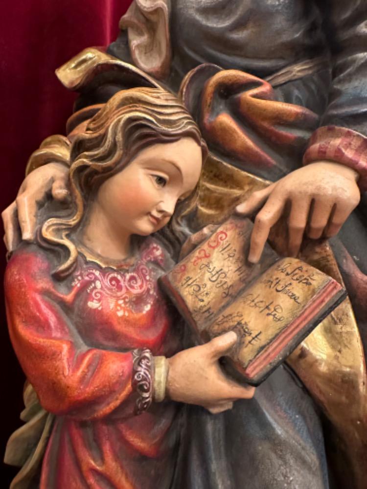 1 Baroque - Style St. Anne Sculpture