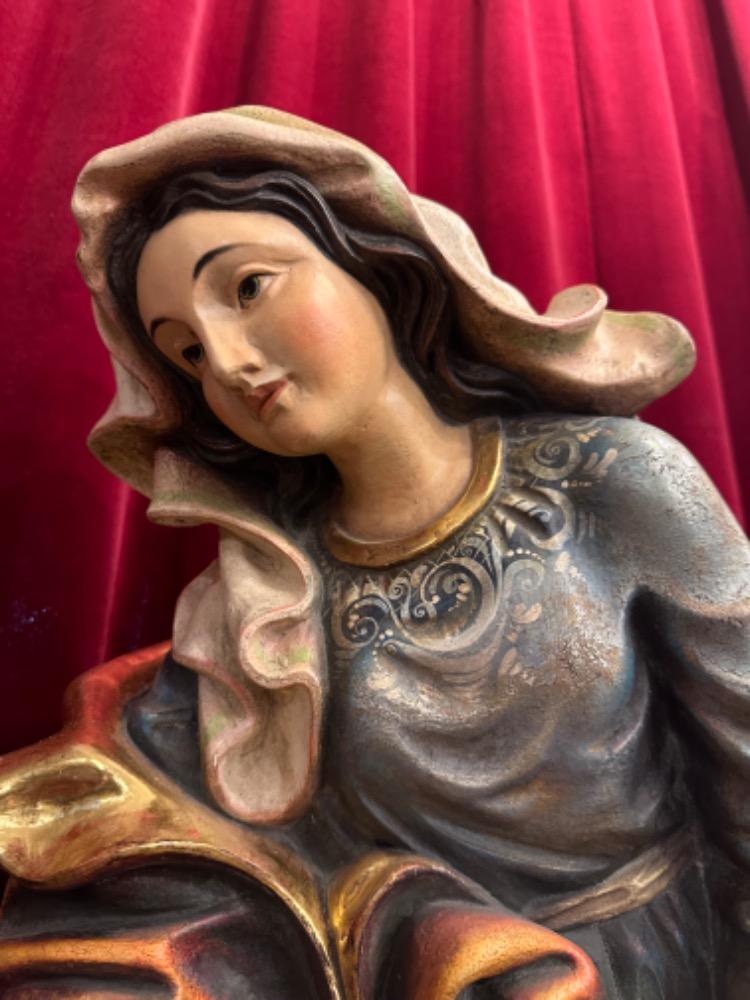 1 Baroque - Style St. Anne Sculpture