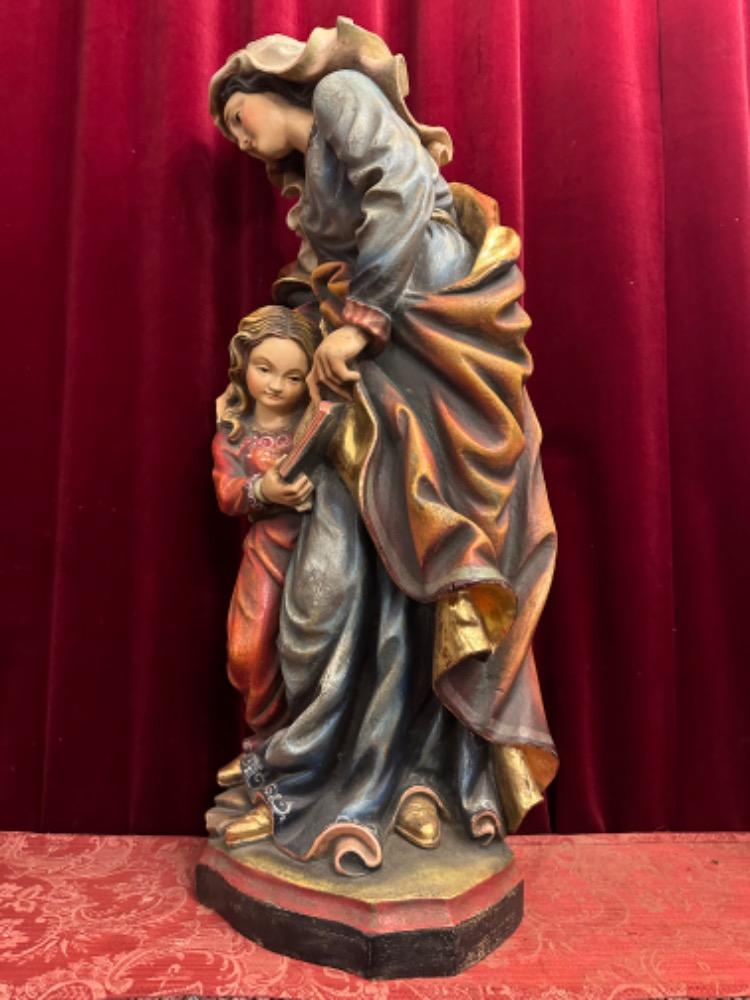 1 Baroque - Style St. Anne Sculpture