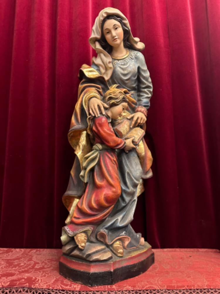 1 Baroque - Style St. Anne Sculpture