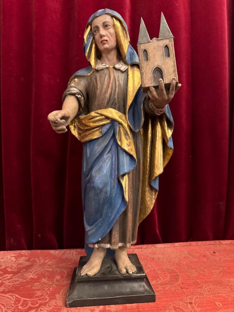 1 Baroque - Style St. Hedwig Sculpture