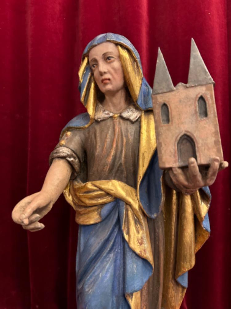 1 Baroque - Style St. Hedwig Sculpture