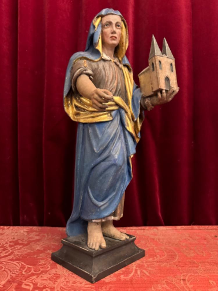 1 Baroque - Style St. Hedwig Sculpture