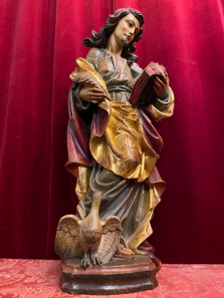 1 BAROQUE-STYLE St. John Sculpture