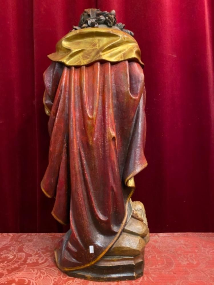 1 BAROQUE-STYLE St. John Sculpture