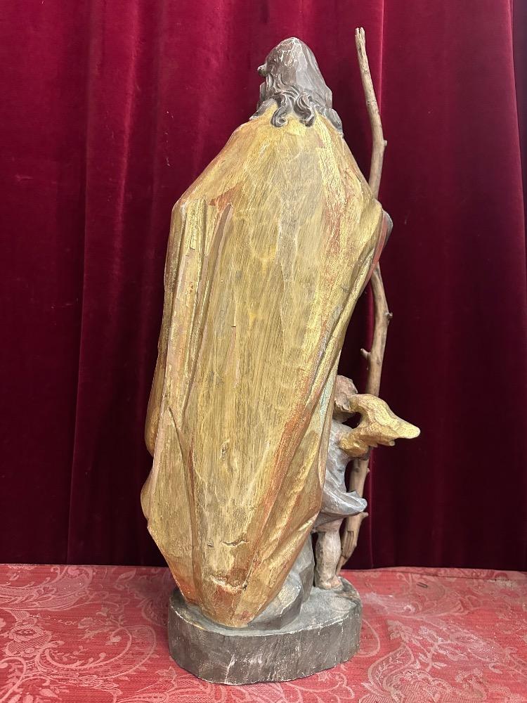 1 Baroque - Style St. Rochus Sculpture
